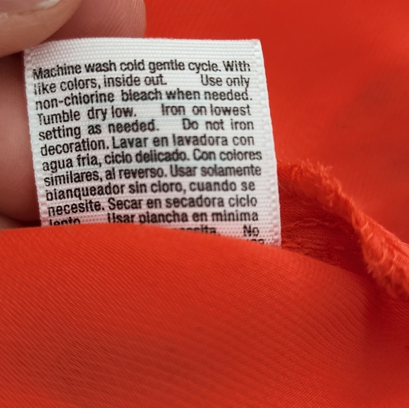 Ana a new approach blouse top size L in orange - Picture 12 of 16